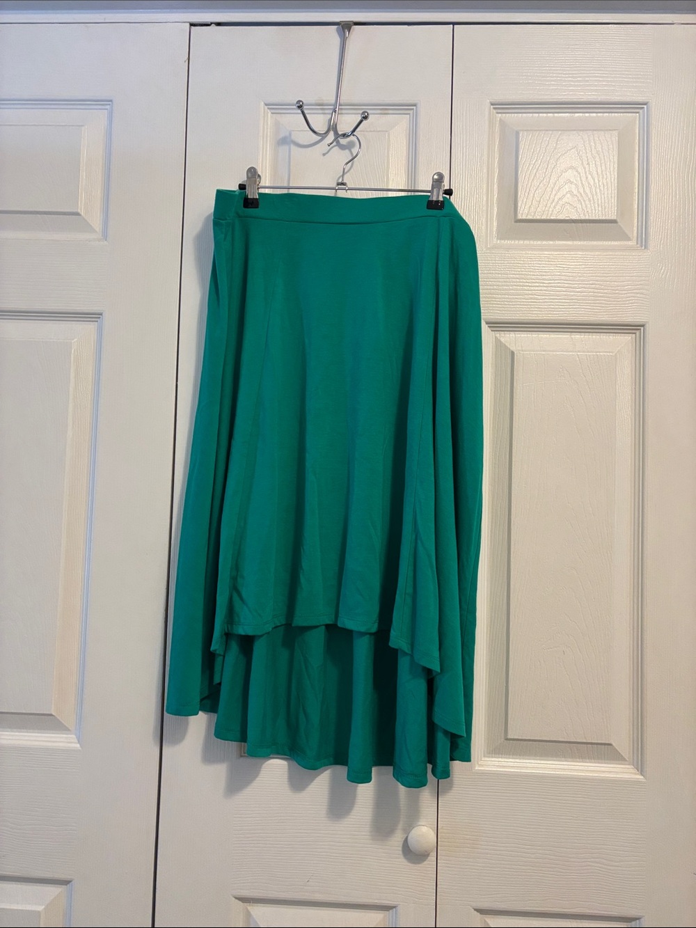Faded Glory Teal Green High-Low Skirt